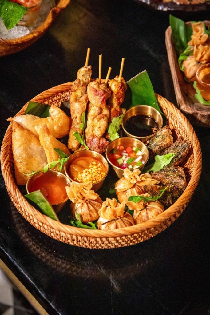 Siam Platter appetizer basket